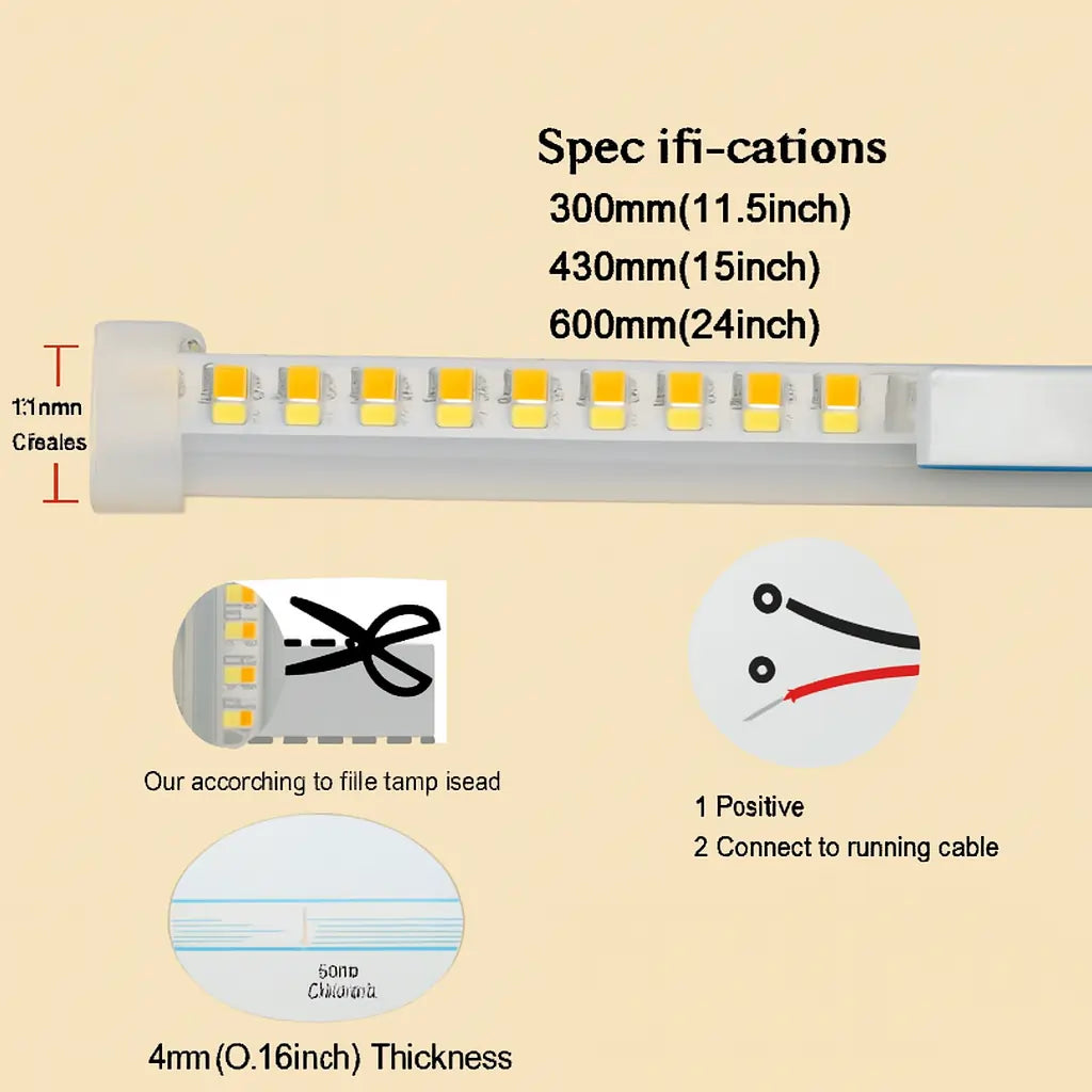 Dual-Color Flexible LED Strip – DRL + Indicator (2PCS)