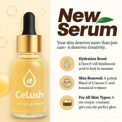 CeLush Vitamin C Serum (For Men & Women • All Skin Types)